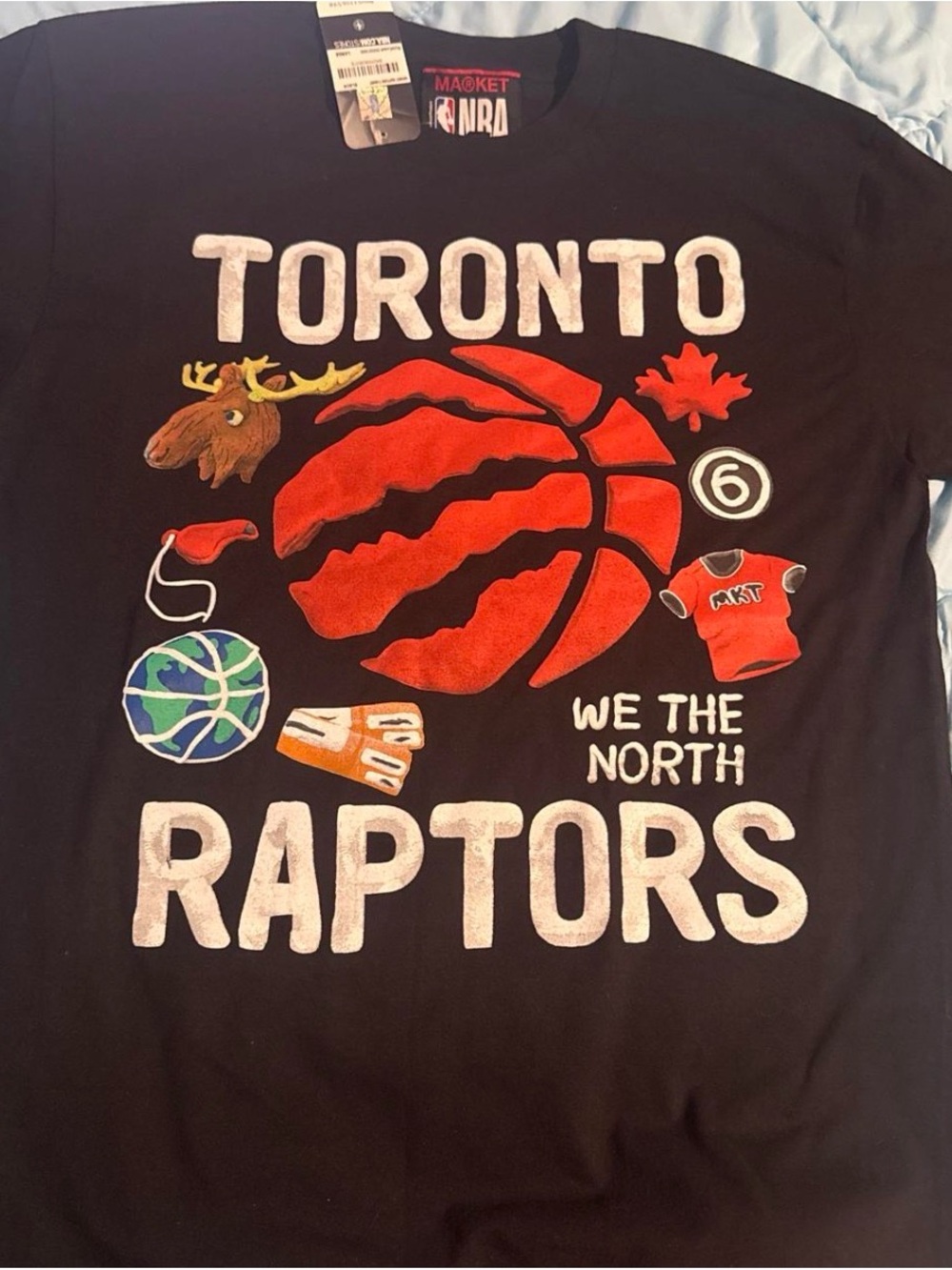 Toronto Raptors Black Graphic Tee - Collection